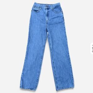 Levi’s Premium Denim Light Wash High Rise Straight Leg Jeans